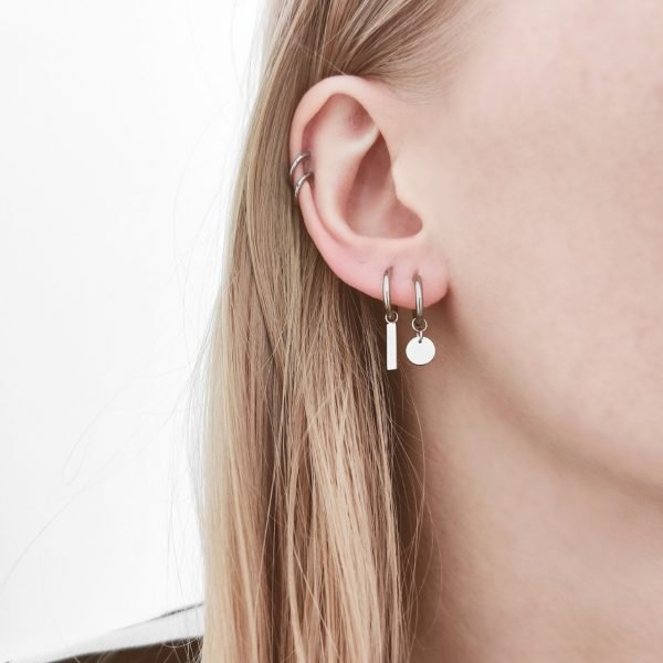EARRINGS MINIMALISTIC COIN