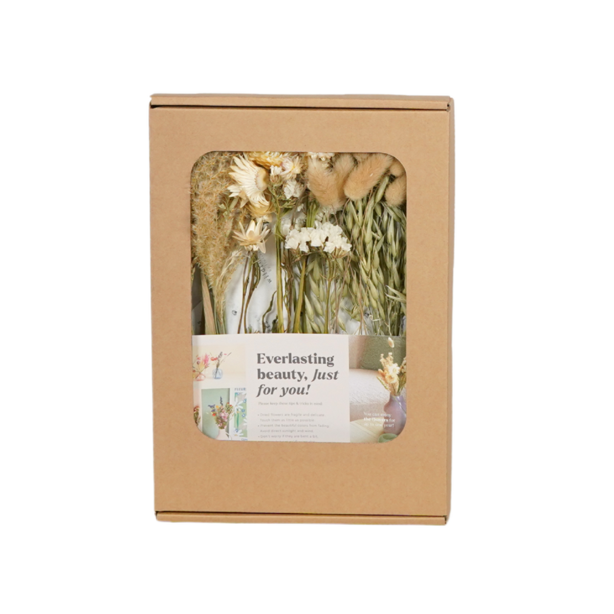 Giftbox - Dried Flowers in Letterbox - Natural