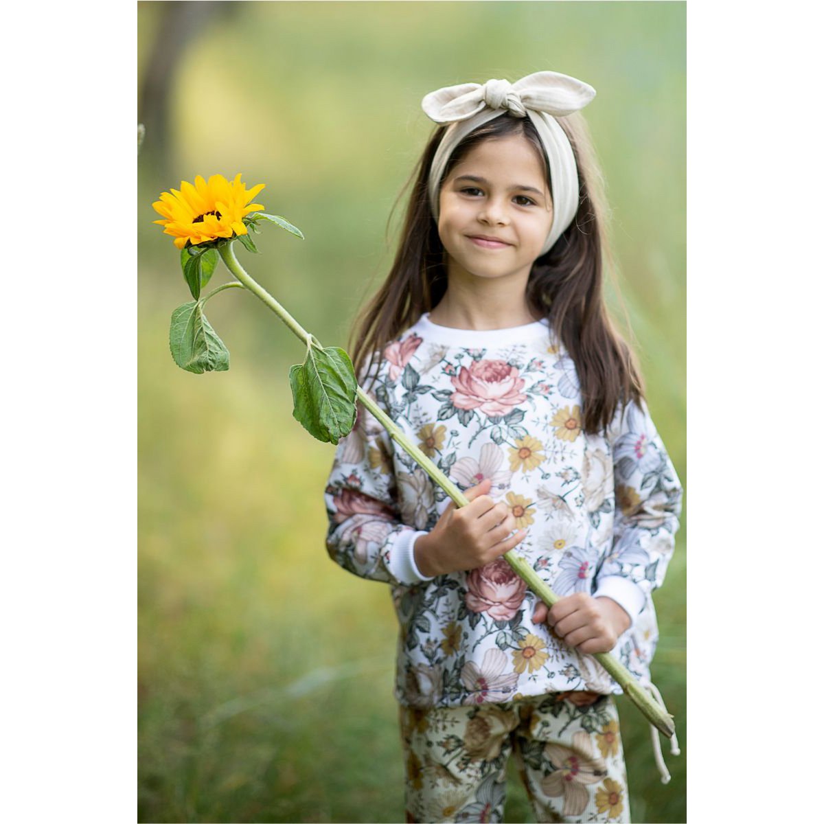 LEILA FLOWERS leggings for girls