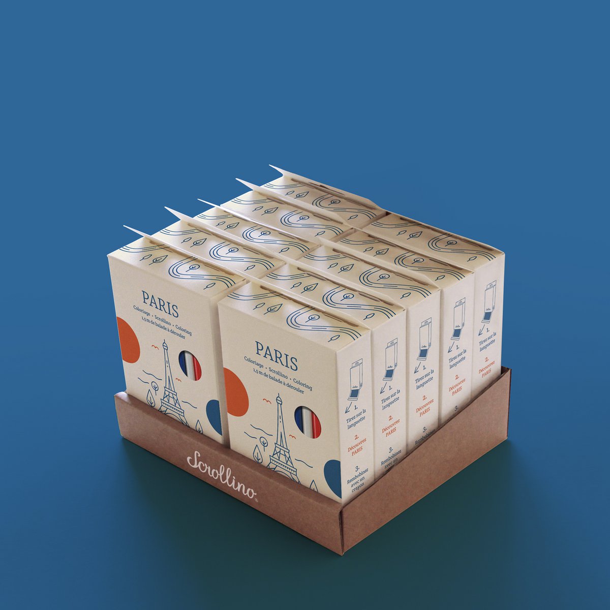 Toeristische cadeaugids - Scrollino PARIS Kleurplaten