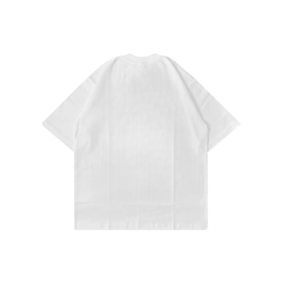 T-Shirt Bianca 200gr Oversize Cotone Made in Italy - Pass