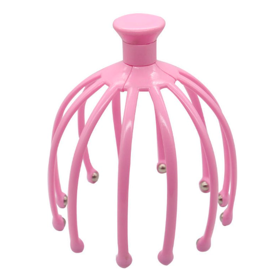 Without Lemons Handy Claws Head Massage Spin - Pink