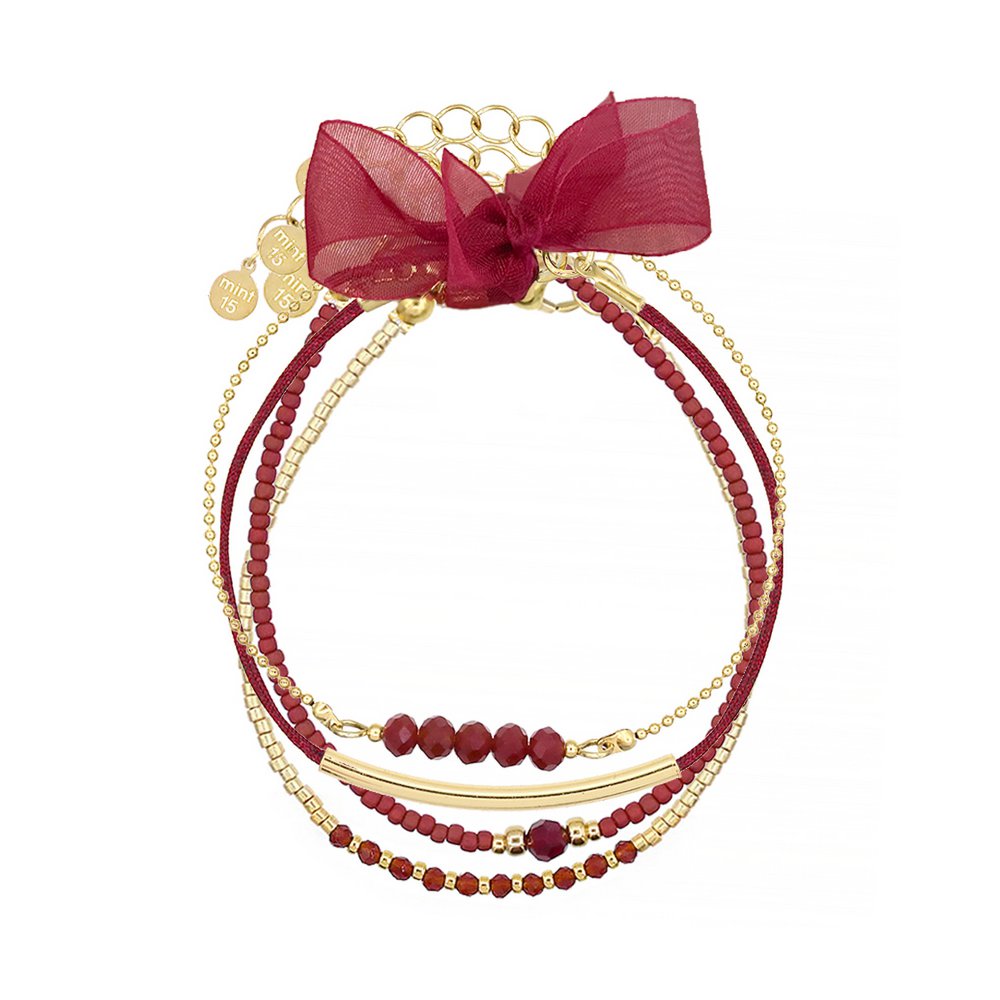 Bracelet Set 'Red Chic'