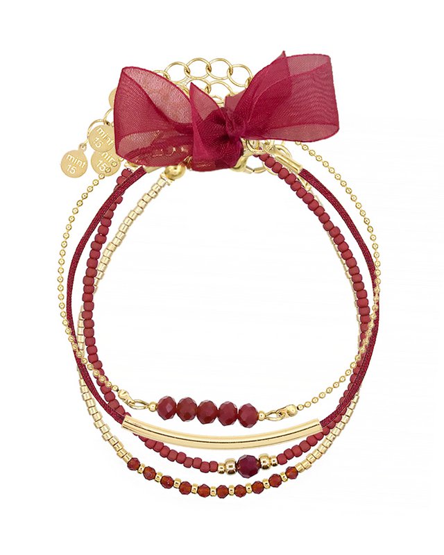Bracelet Set 'Red Chic'