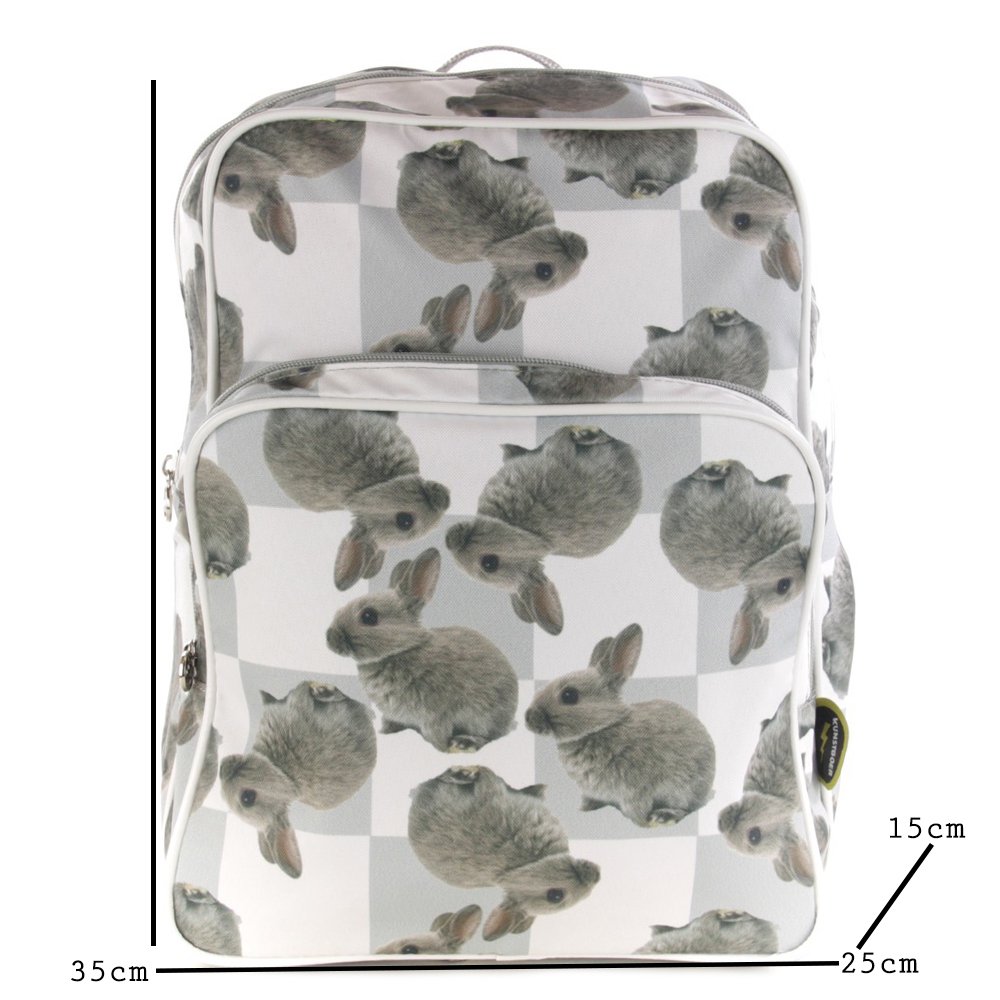 Mochila Conejitos Grises