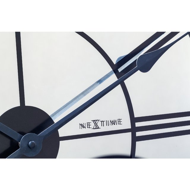 Horloge murale NeXtime Cléopâtre Miroir 56 cm noir