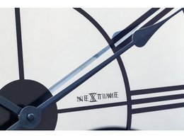 Wall clock NeXtime Cleopatra Mirror 56 cm black