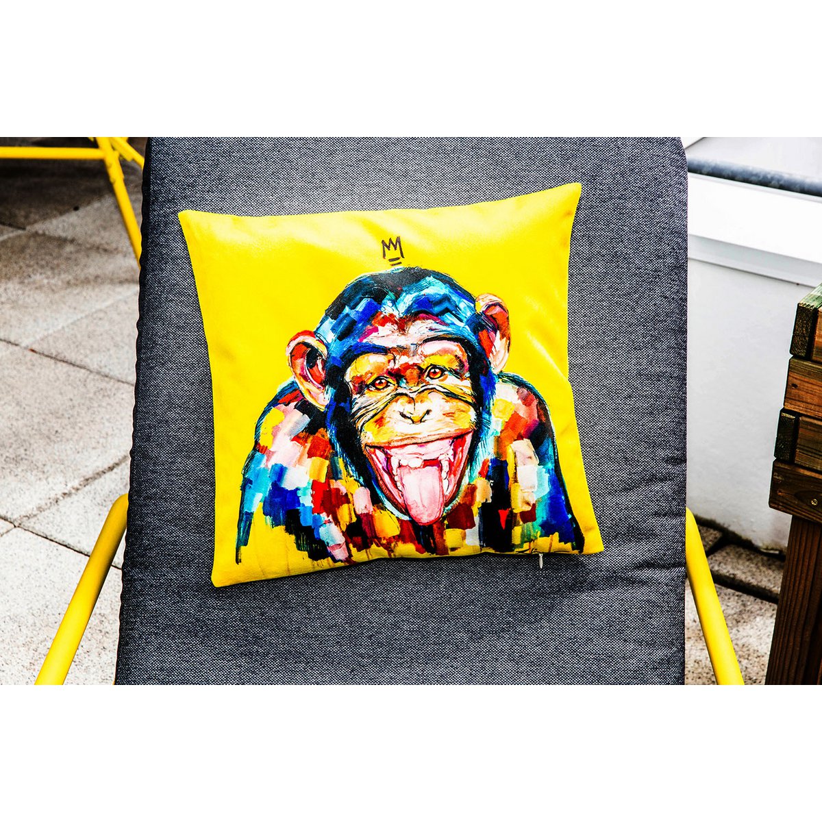 Funky Monkey cushion by Vincent Richeux