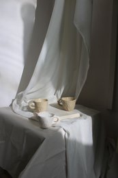 Ręcznie robione kubki ceramiczne