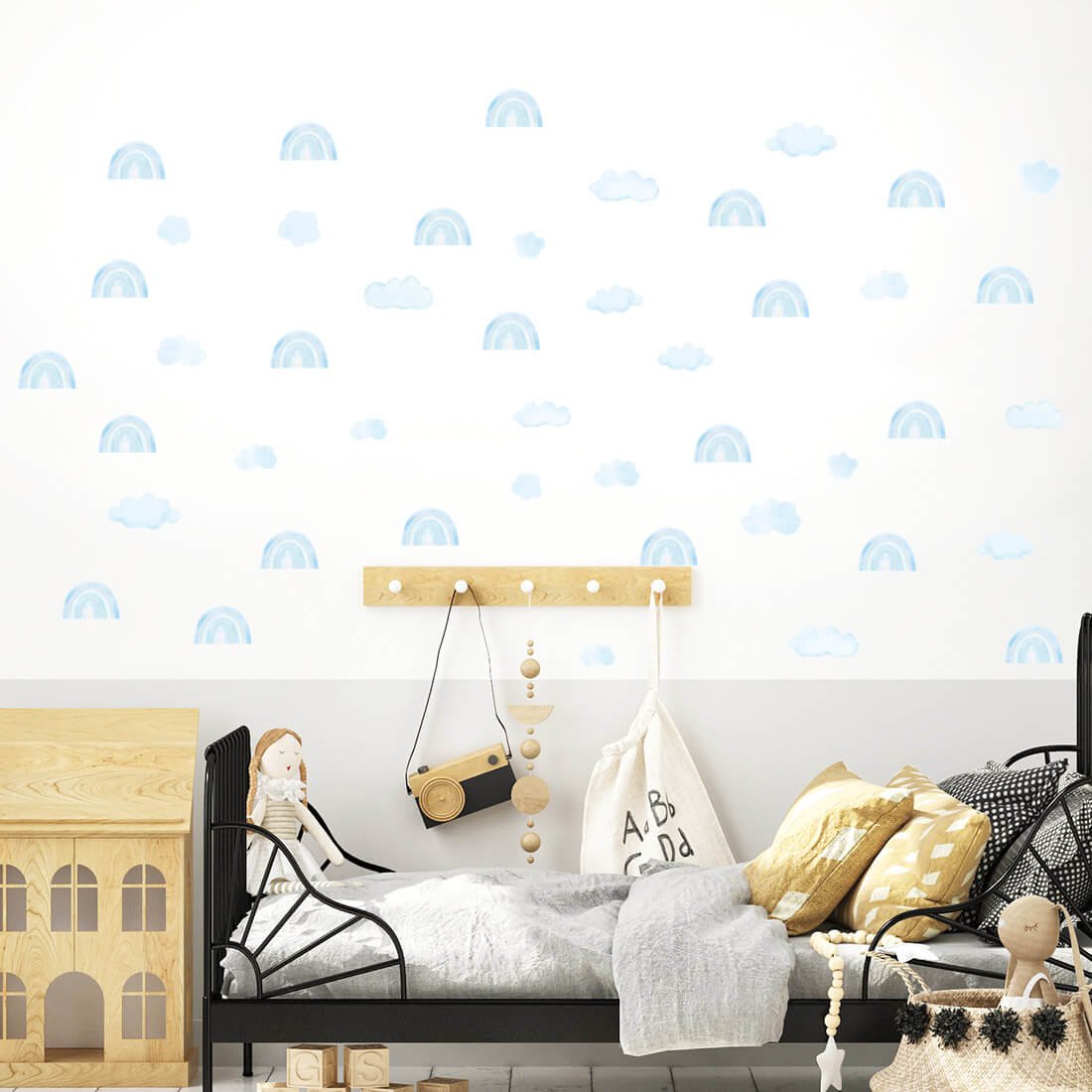 Muursticker | Mini Regenbogen Blauw