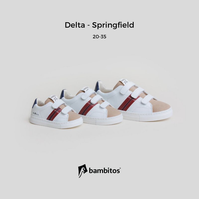 Delta - Springfield (trampki casualowe z paskami na rzepy)
