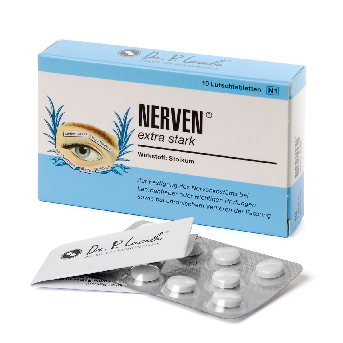 Nervios extra fuertes / Dr. P. Lacebo / Pastillas