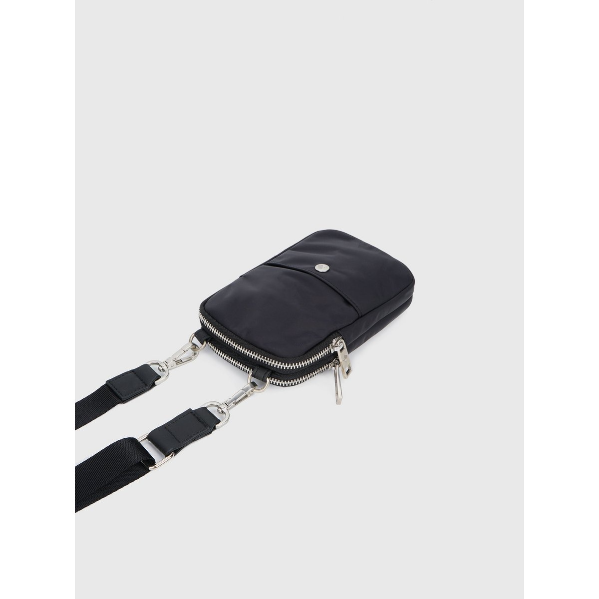 Double-Phone Bag - Charcoal Black