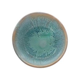 Stoneware bowl turquoise
