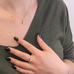 Bague Destiny - Argenté et Cristal