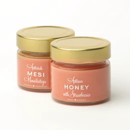 Honey with Strawberries