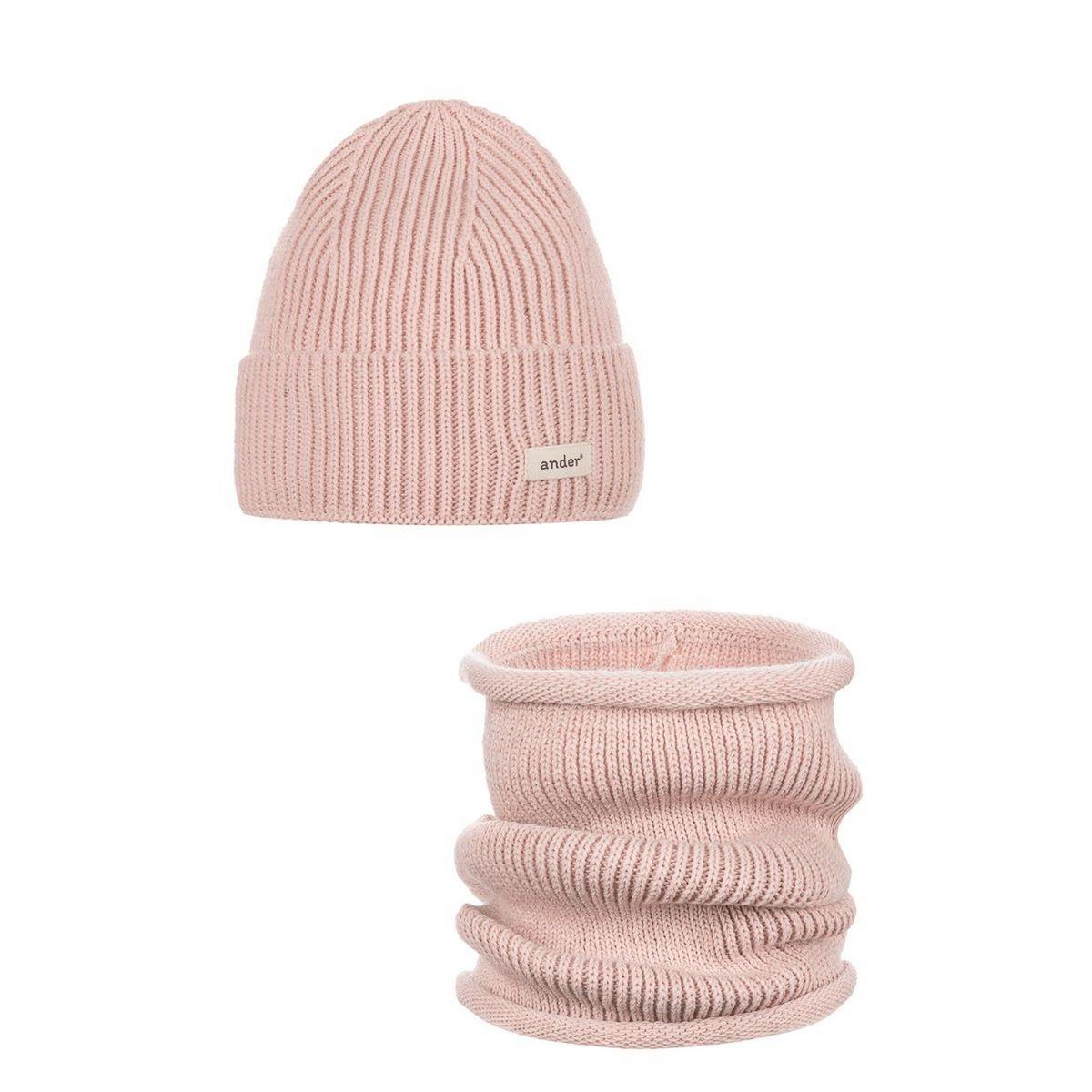 Hat and scarf with SESIL wool - BEIGE