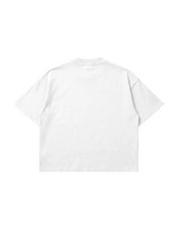 T-shirt Bianca Boxy Fit "Saved" 200gsm Made in Italy | Horda Brand