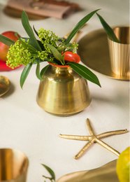 Decoratieve pot | Emaille potten handgemaakt lichtgewicht | Set van 2