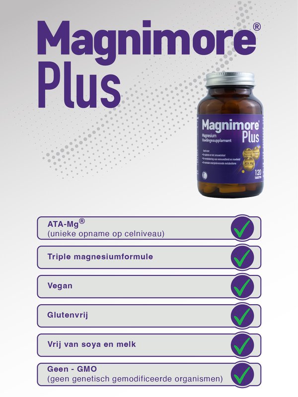 Magnimore Plus 120 | Magnesium tilskud