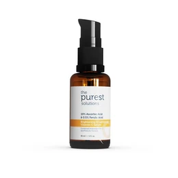 The Purest Solutions Brightening & Lightening Vitamin C Serum 10% Ascorbic Acid & Ferulic Acid 0,5%
