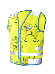 Comic Veggie - design Fluo vest kids
