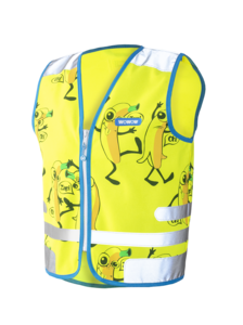 Comic Veggie - design Fluo vest kids