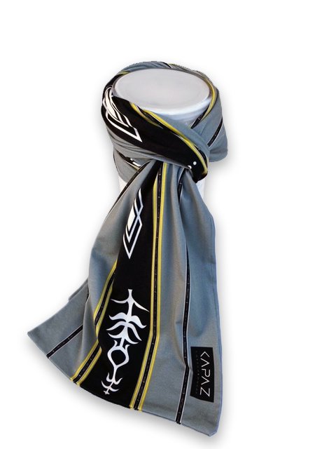 KAPAZ scarf - Tenun grey