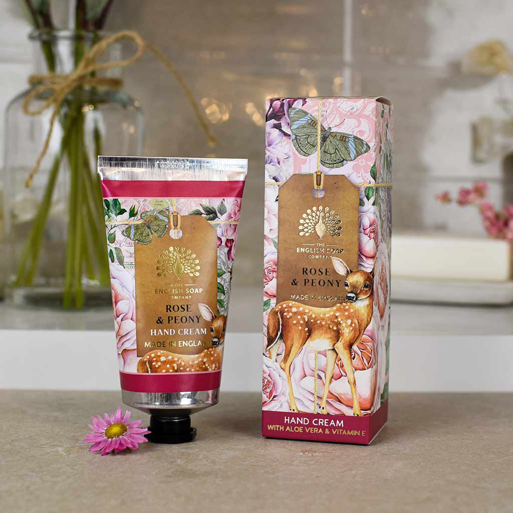 Krem do rąk ENGLISH SOAP C° 75ml - Róża i Piwonia