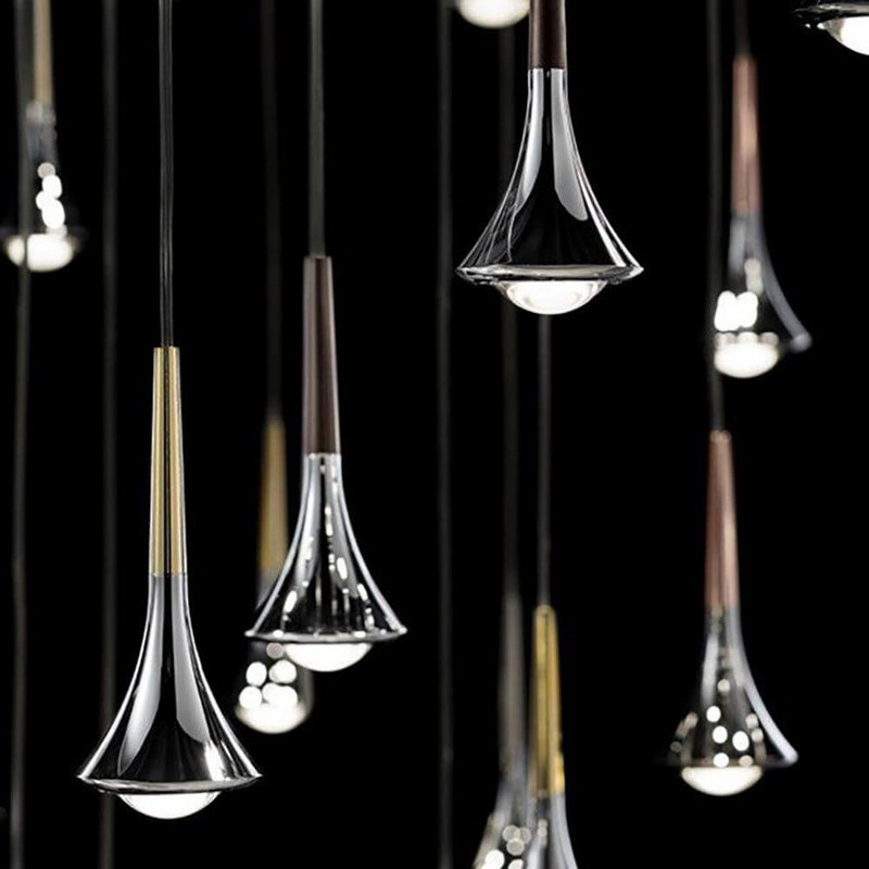 Lodes Rain Lámpara colgante LED gotas 7 Watt 1300 lm