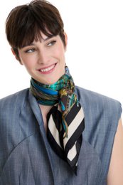 Foulard Medusa's Flower 100% Seta (3 colori)
