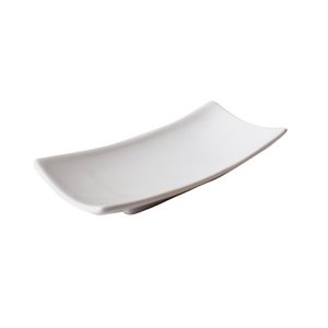 White ceramic soap dish for bathroom
