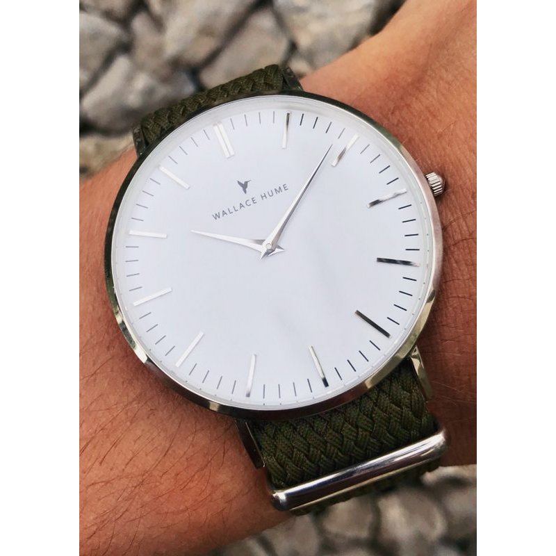 Olive Green | Classic White