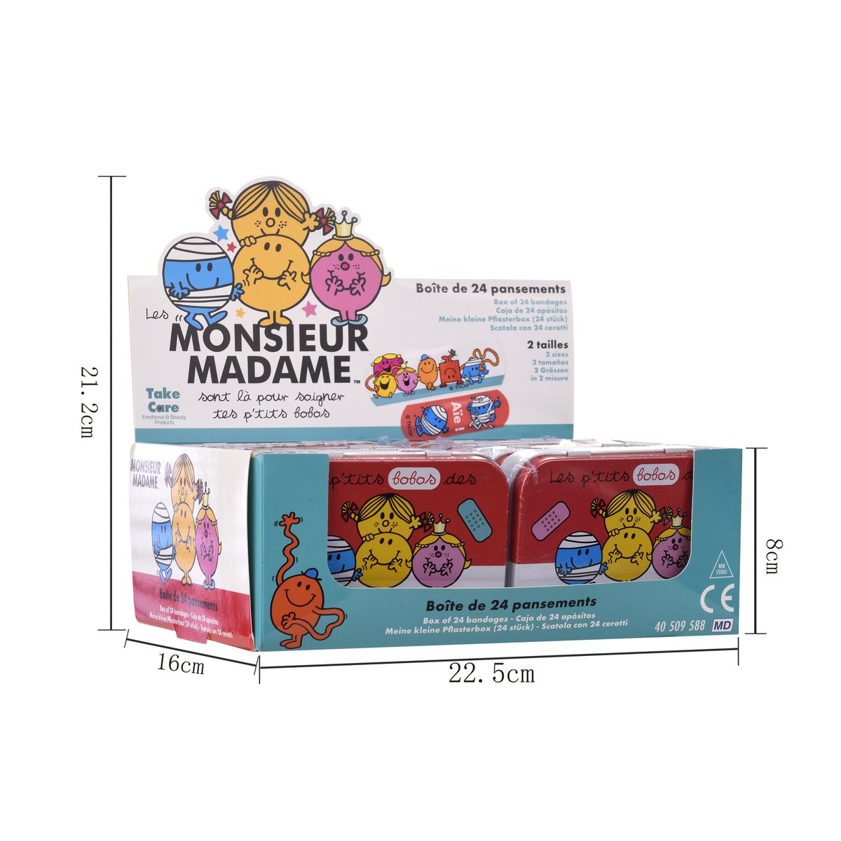 Mr. Madam - Metal Bandage Box (24 dressings)