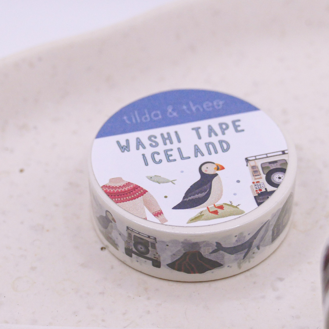 Washi Tape Island - Ruban de masquage Klebeband Scandinavien Travel