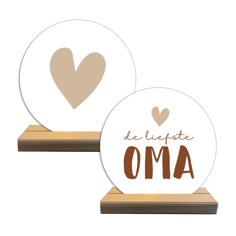 Wensmomentje de liefste oma / hart