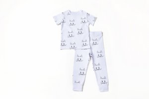 Zweiteiler Pyjama mit Felia, der Katze