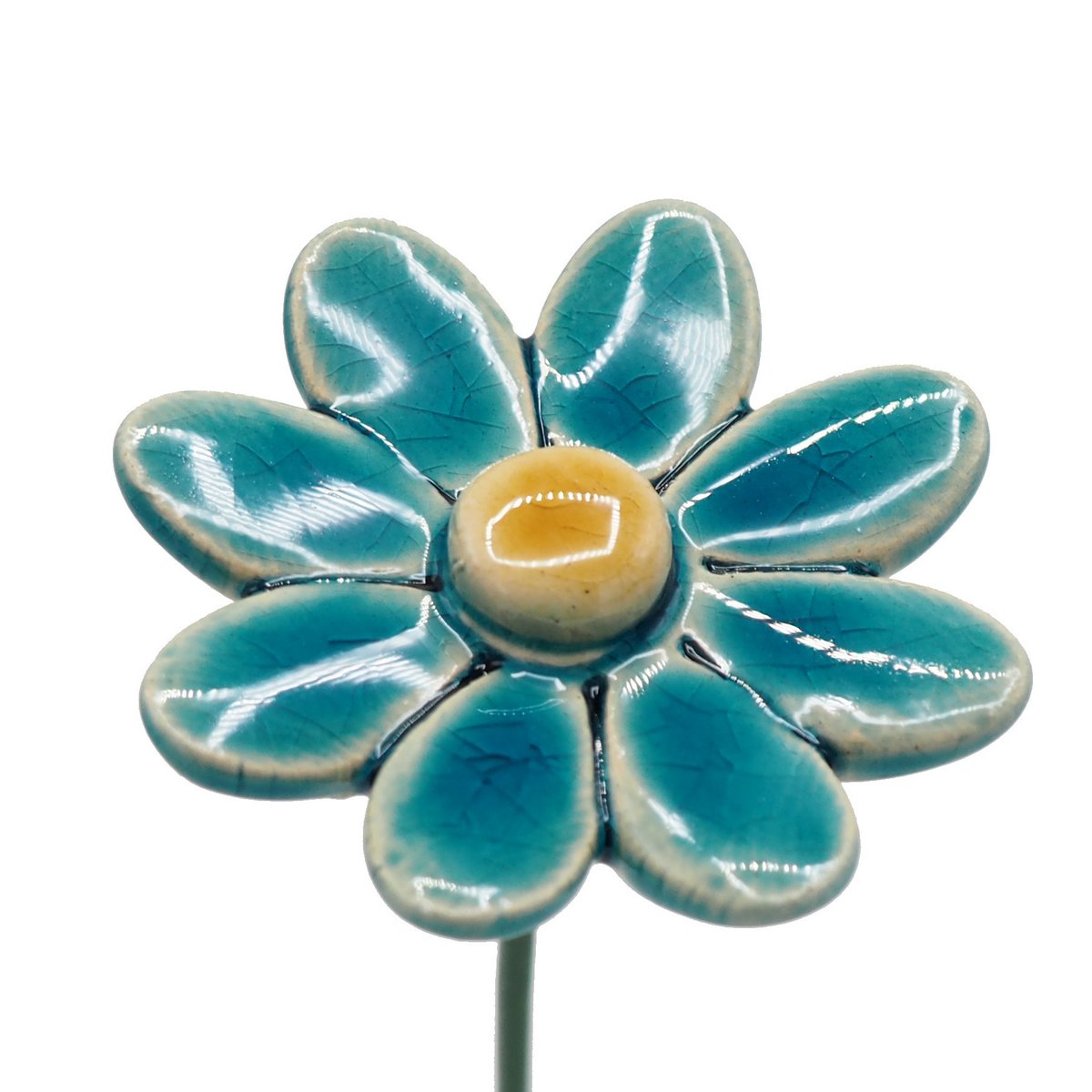 Daisy turquoise small 3.5 cm