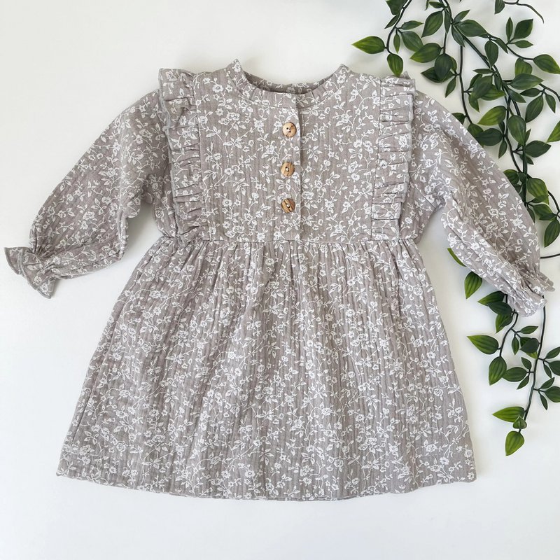 Dress ruffle ruffle