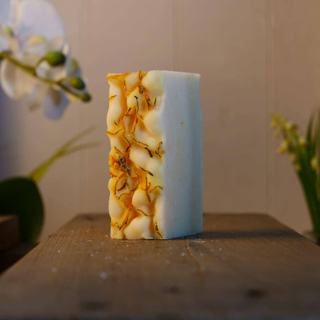 Organic Surgras Orange Calendula Soap