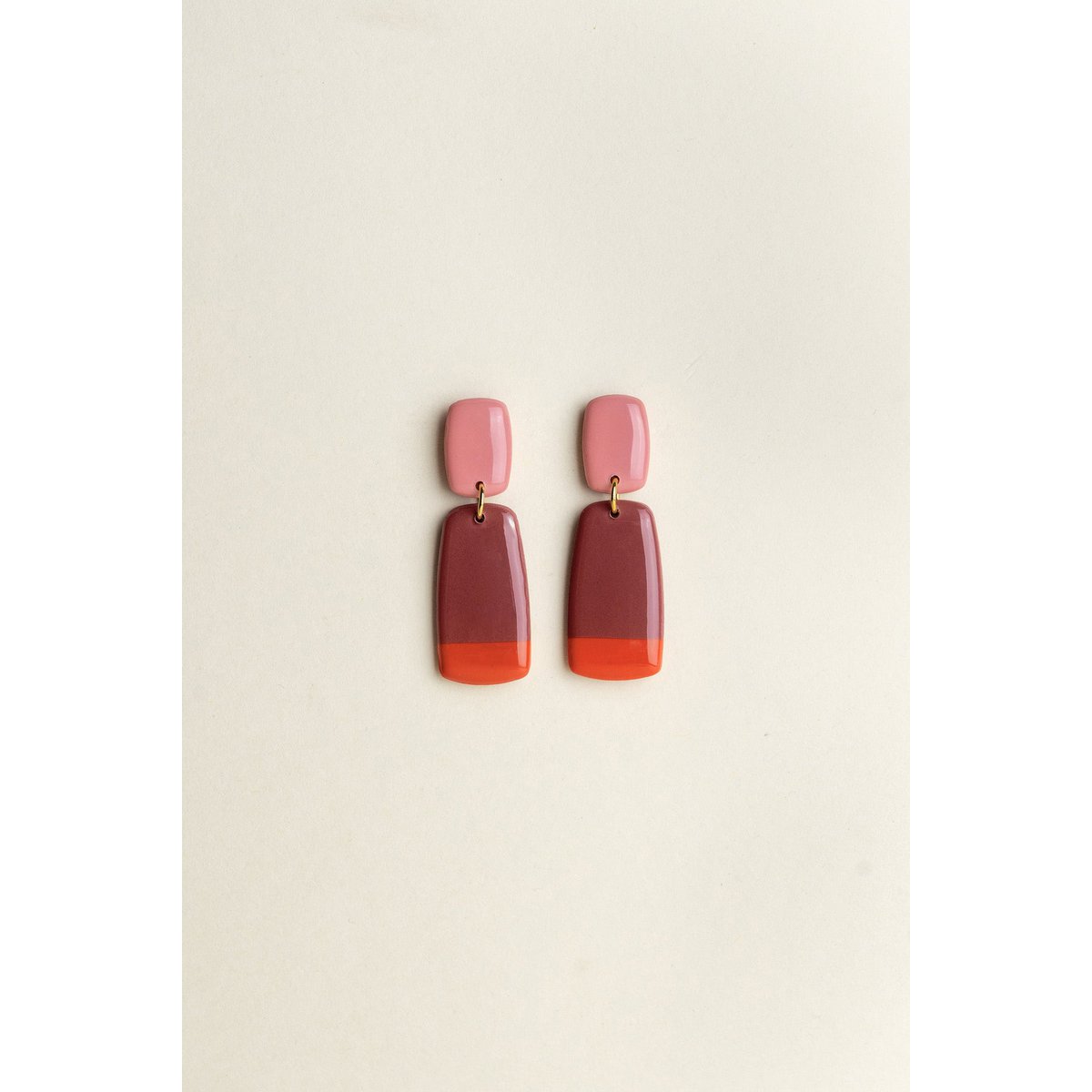 Earrings Juna - Bloom / Mauve / Sunset
