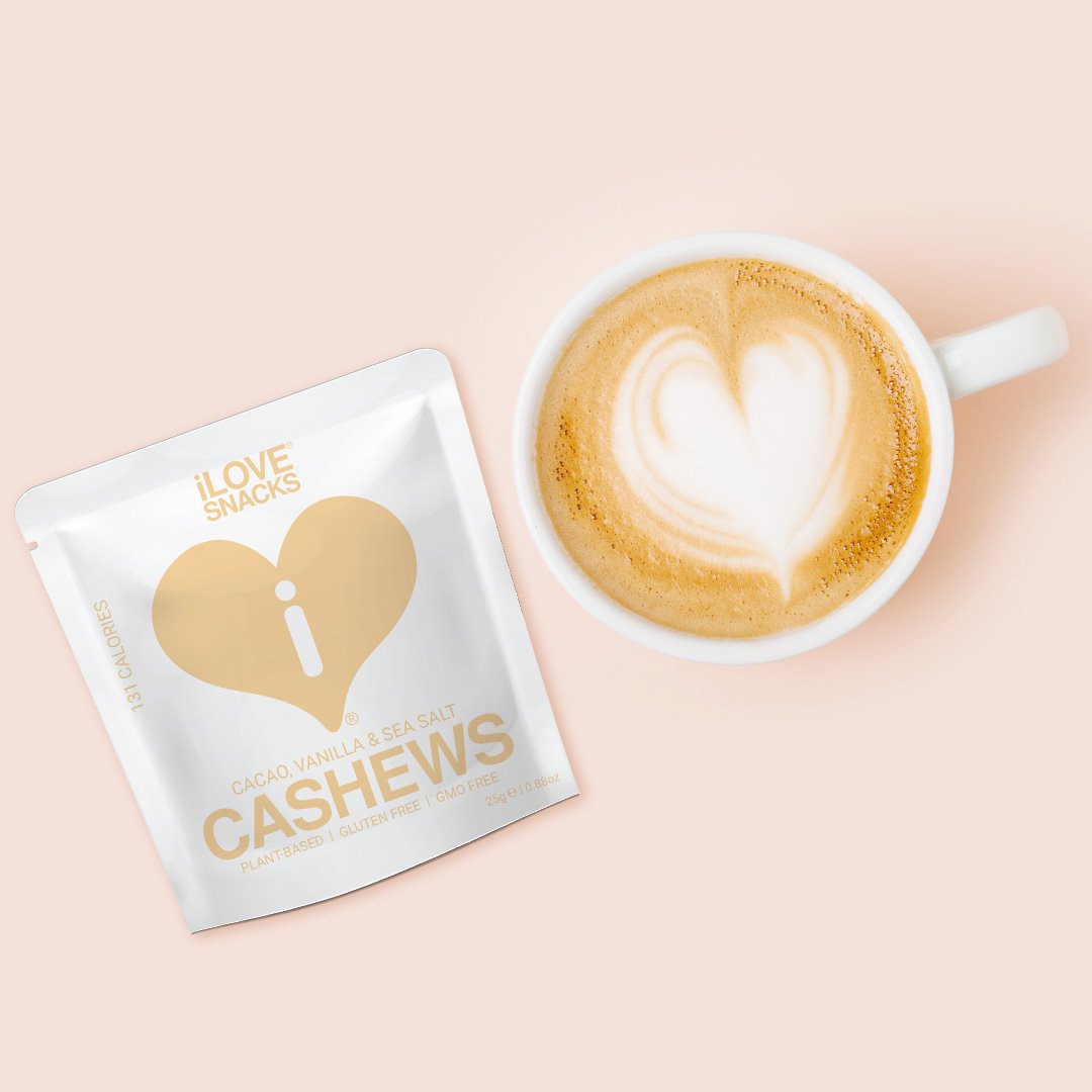 iLOVE SNACKS Kakao-Cashews mit Vanille & Meersalz 22g