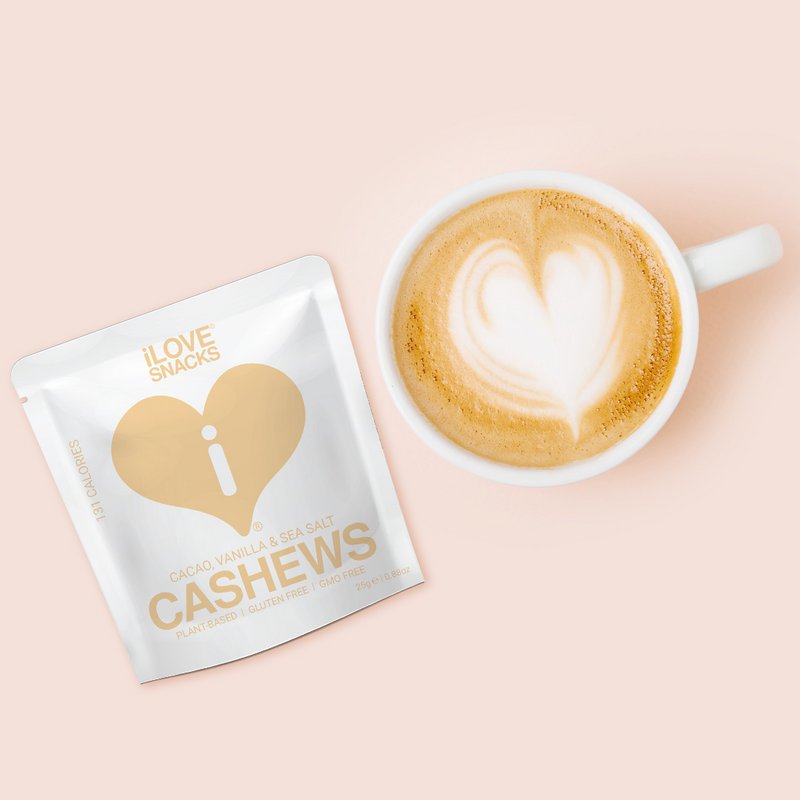 iLOVE SNACKS Cacao Cashews with Vanilla & Sea Salt 22g