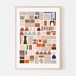 Plakat | Geometriske former 2