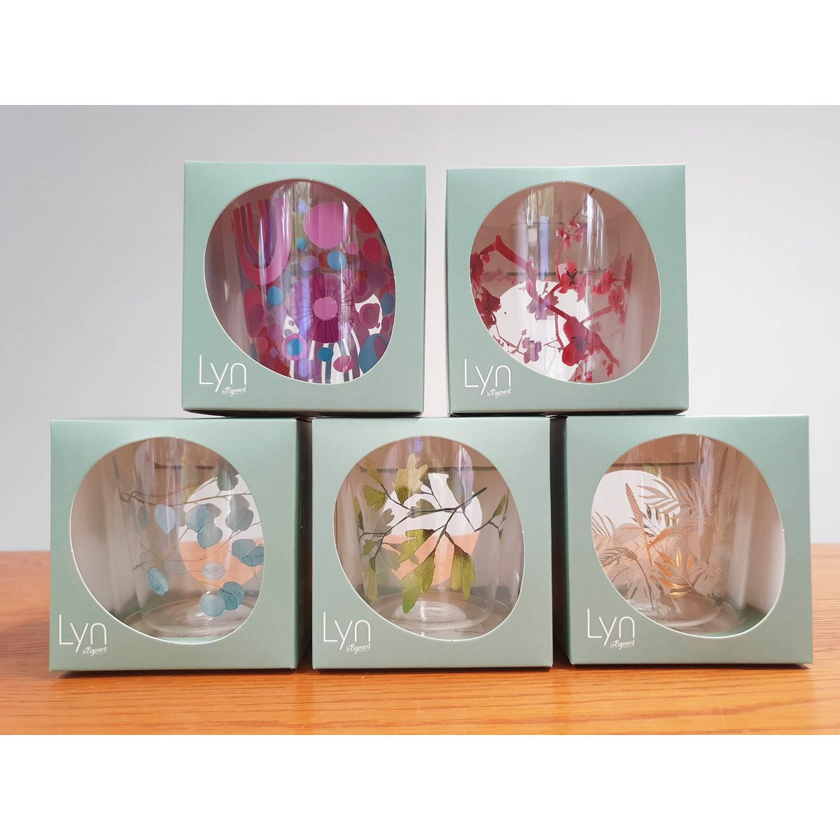 Eigenart Lyn "Eucalyptus" double walled glass, 0.25L, giftbox