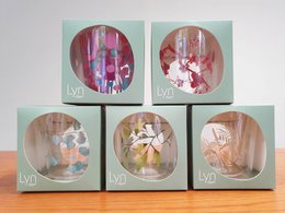 Eigenart Lyn "Eucalyptus" double walled glass, 0.25L, giftbox