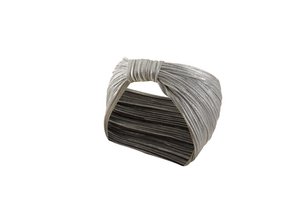 Hair band Satin Silver
