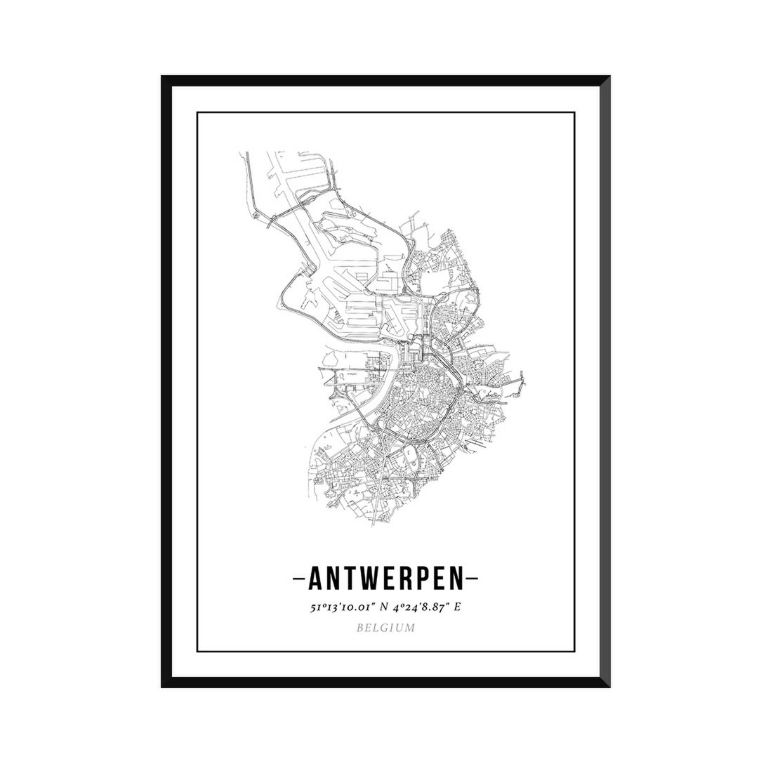 Antwerp - City Map Poster