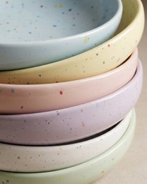 New Party Low Pasta Plate 23cm - Mix 6 Pieces
