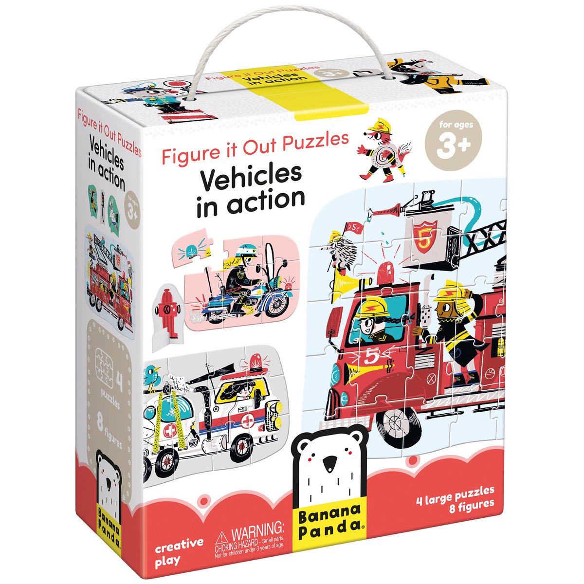 Figure it Out Puzzles Vehicles in Action 3+